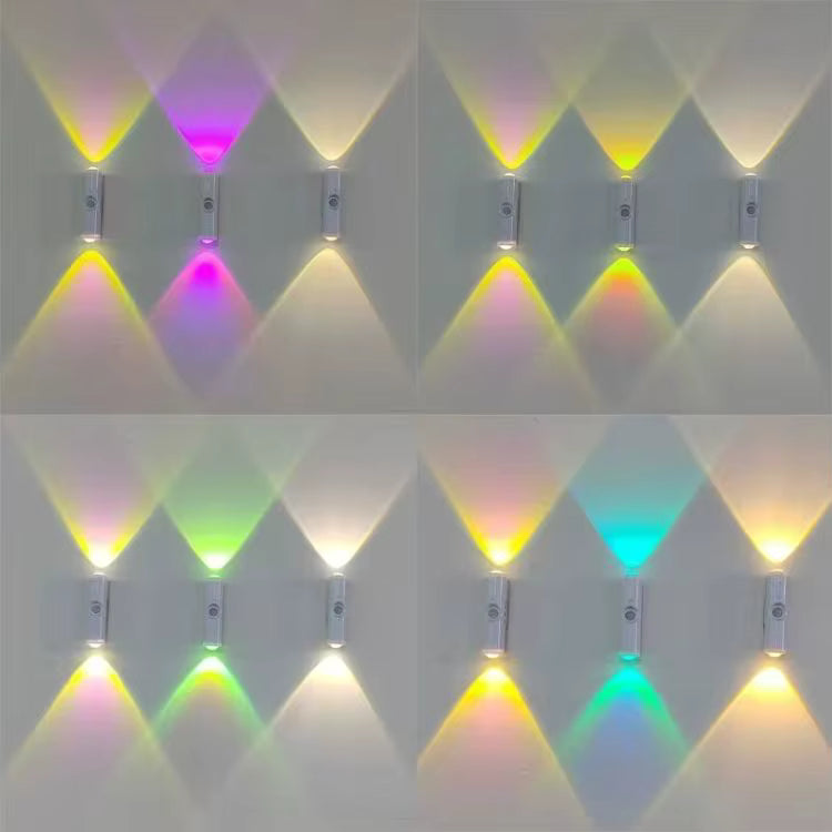 Lampe Murale LED Intelligente à Détection de Mouvement – 9 Couleurs